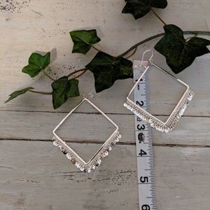 NWT square dangle earrings